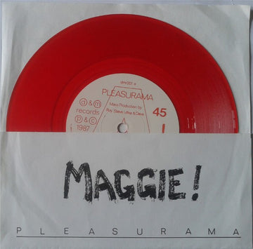 Pleasurama : Maggie! (7", Single, Red)