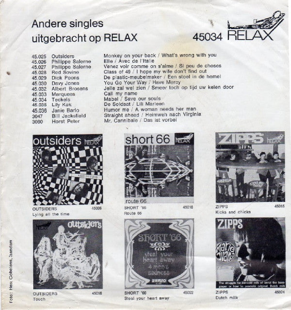 The Teckels : Mabel / Save Our Souls (7", Single, Mono)