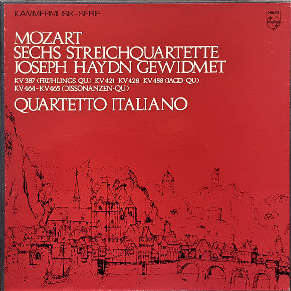 Wolfgang Amadeus Mozart, Quartetto Italiano : Sechs Streichquartette Joseph Haydn Gewidmet (3xLP + Box)