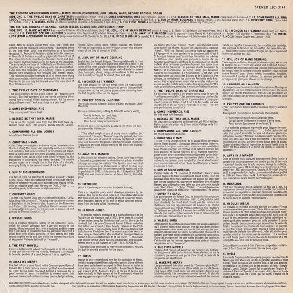 Toronto Mendelssohn Choir, Elmer Iseler, Judy Loman, George Brough, The Festival Singers Of Canada : Make We Merry (LP)