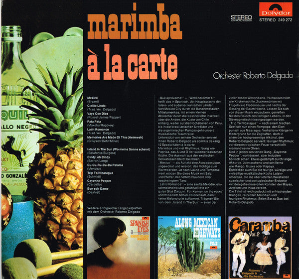 Roberto Delgado & His Orchestra : Marimba À La Carte (LP, Album)
