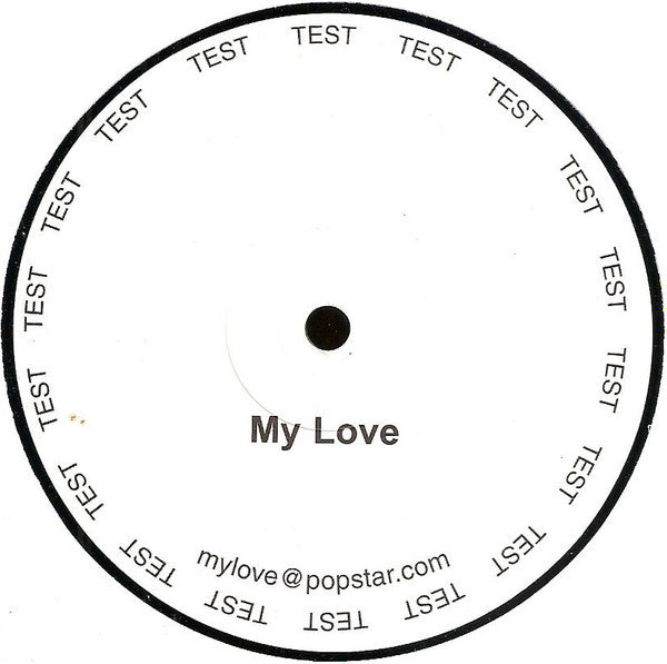 Kluster Feat.  Ron Carroll : My Love (12", TP, W/Lbl)