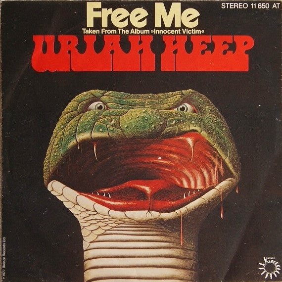 Uriah Heep : Free Me (7", Single)