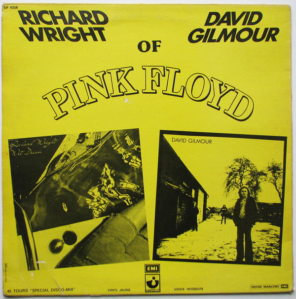 Richard Wright / David Gilmour : Drop In From The Top / No Way (12", Promo, Yel)