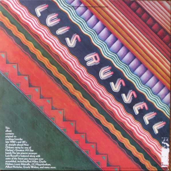 Luis Russell And His Orchestra : Luis Russell And His Louisiana Swing Orchestra (2xLP, Comp)