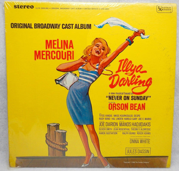 Manos Hadjidakis, Melina Mercouri : Illya Darling (Original Broadway Cast Album) (LP, Album)