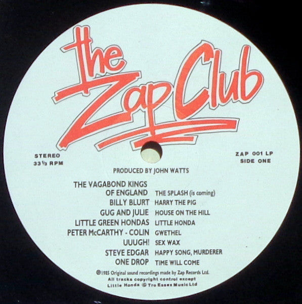 Various : Live At The Zap Club (Cabaret Poetry Music) (LP)