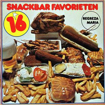 Various : 16 Snackbar Favorieten (LP, Comp)