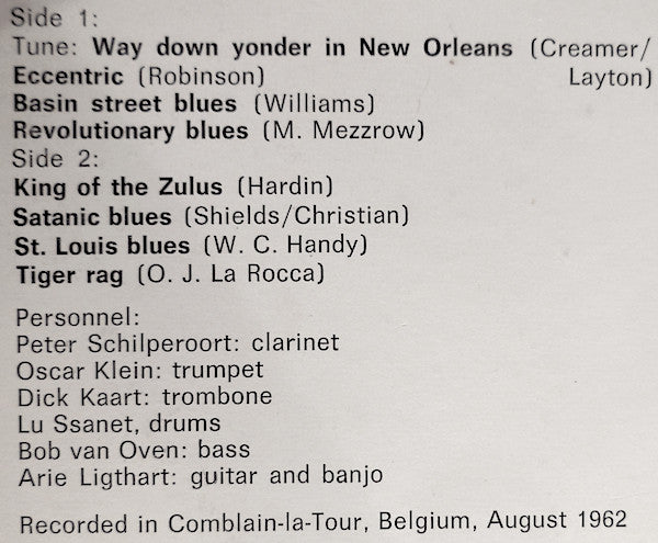 Dutch Swing College Band* : D.S.C. At The European Jazz Festival (LP, Album)