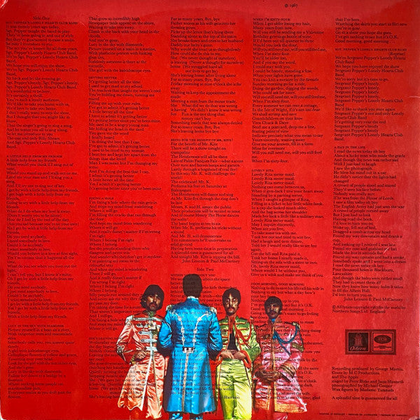 The Beatles : Sgt. Pepper's Lonely Hearts Club Band (LP, Album, RE, Two)