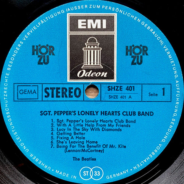 The Beatles : Sgt. Pepper's Lonely Hearts Club Band (LP, Album, RE, Two)