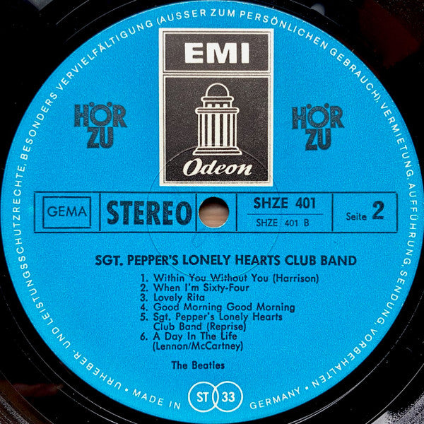 The Beatles : Sgt. Pepper's Lonely Hearts Club Band (LP, Album, RE, Two)