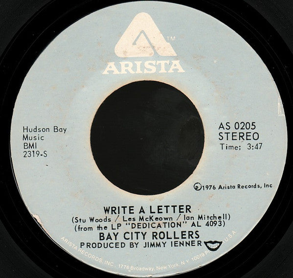 Bay City Rollers : I Only Want To Be With You (7", Single, Styrene, PRC)