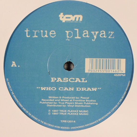 Pascal : Who Can Draw / Favours (12")