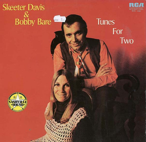 Skeeter Davis & Bobby Bare : Tunes For Two (LP, Album, RE)
