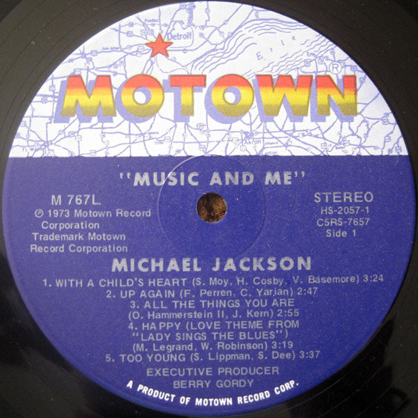 Michael Jackson : Music & Me (LP, Album)