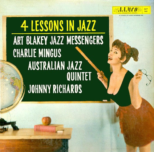 Art Blakey & The Jazz Messengers, Charles Mingus, The Australian Jazz Quintet, Johnny Richards : 4 Lessons In Jazz (LP, Comp)