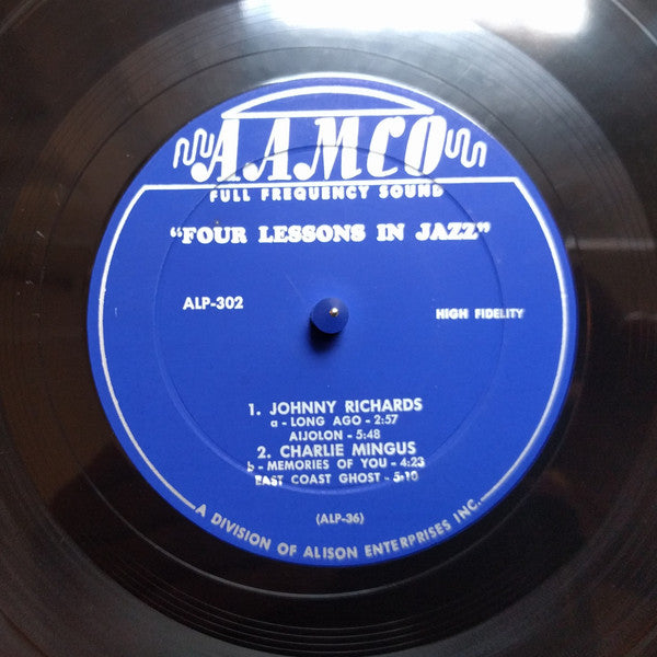 Art Blakey & The Jazz Messengers, Charles Mingus, The Australian Jazz Quintet, Johnny Richards : 4 Lessons In Jazz (LP, Comp)
