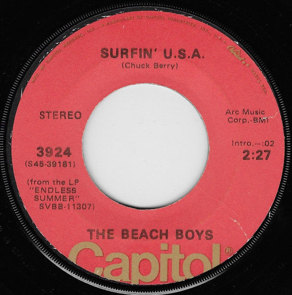 The Beach Boys : Surfin' U.S.A. / The Warmth Of The Sun (7", Single)