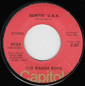 The Beach Boys : Surfin' U.S.A. / The Warmth Of The Sun (7", Single)