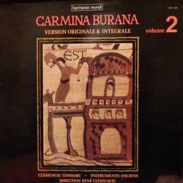 Clemencic Consort, René Clemencic : Carmina Burana. Version Originale & Integrale. Volume 2 (LP, Gat)