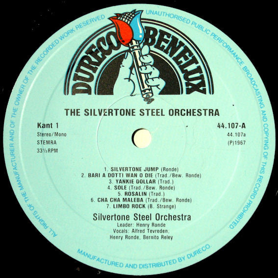 The Silvertone Steel Orchestra : The Silvertone Steel Orchestra (LP, RE)