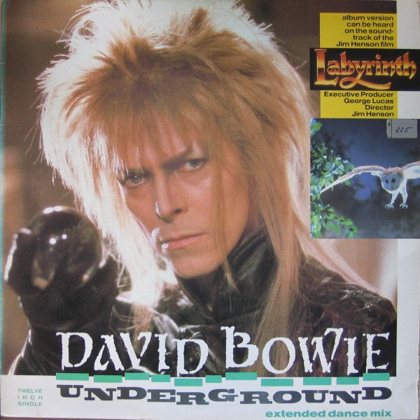 David Bowie : Underground (Extended Dance Mix) (12", Single)