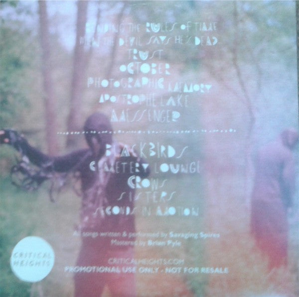 Savaging Spires : Savaging Spires (CD, Album, Promo, Car)