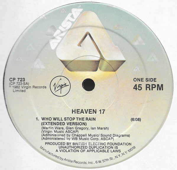 Heaven 17 : Who Will Stop The Rain (12")