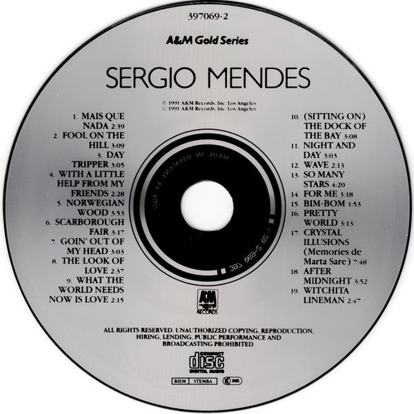 Sérgio Mendes : Sergio Mendes (CD, Comp)