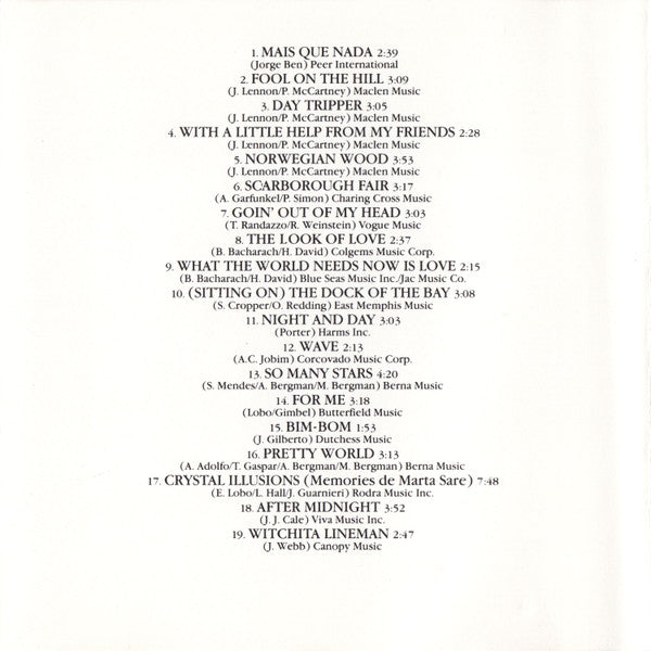 Sérgio Mendes : Sergio Mendes (CD, Comp)