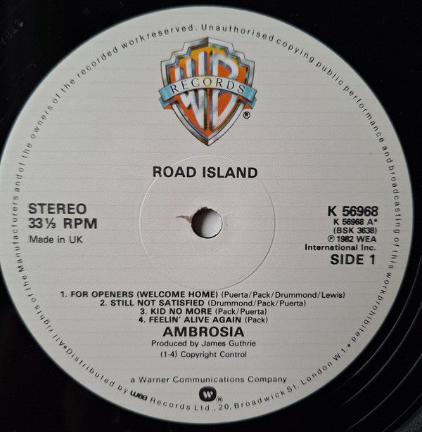 Ambrosia (2) : Road Island (LP, Album)