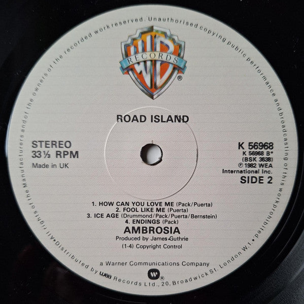 Ambrosia (2) : Road Island (LP, Album)