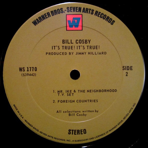 Bill Cosby : It's True!  It's True! (LP, Album, Pit)