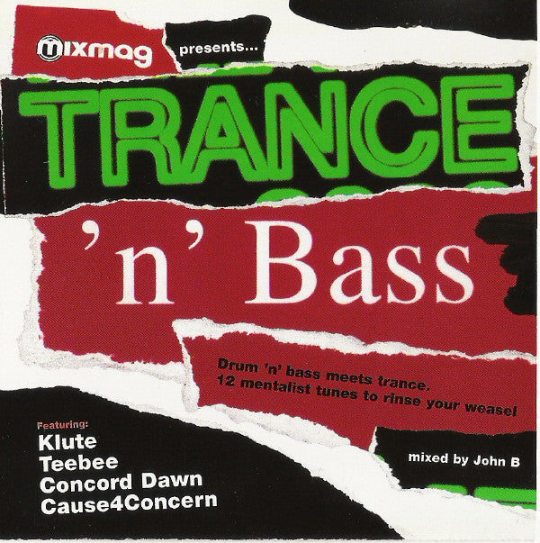 John B : Trance 'n' Bass (CD, Mixed)