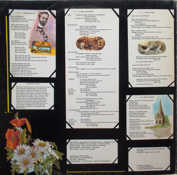 Genesis : Nursery Cryme (LP, Album, Gat)