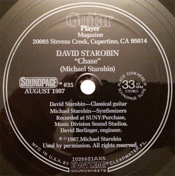 David Starobin / Various : Chase / Substainiac Sustain Systems (Flexi, 6", Shape, Squ)