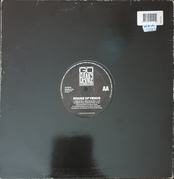 House Of Venus : You Got To Have It / Dish & Tell (Joey Beltram Remixes) (12")
