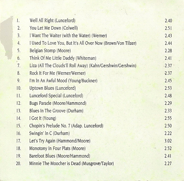 Jimmie Lunceford : The World Of Jimmy Lunceford - Lunceford Special (CD, Comp)