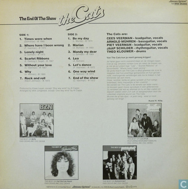 The Cats : The End Of The Show (LP, Comp)