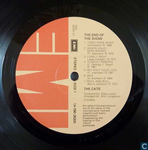 The Cats : The End Of The Show (LP, Comp)