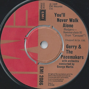 Gerry & The Pacemakers : You'll Never Walk Alone (7")