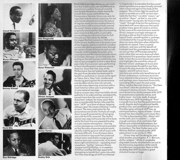 Norman Granz' Jazz At The Philharmonic* : 1950's (3xLP, Comp, Dou + Box)