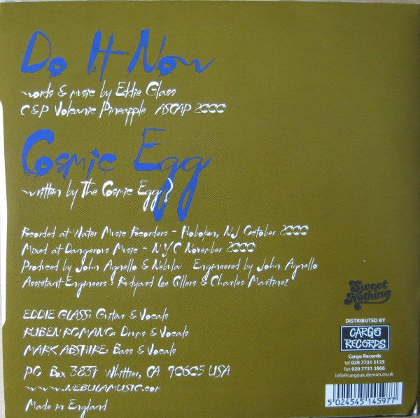 Nebula (3) : Do It Now (7", Single)