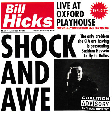 Bill Hicks : Shock And Awe:  Live At Oxford Playhouse 11 November 1992 (CD)