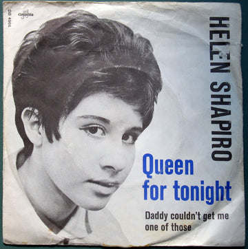 Helen Shapiro : Queen For Tonight (7", Single, RE)