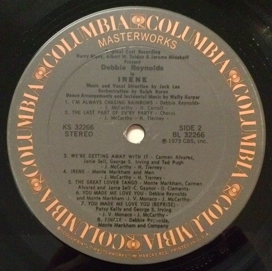 Debbie Reynolds : Irene (LP, Album, Ter)