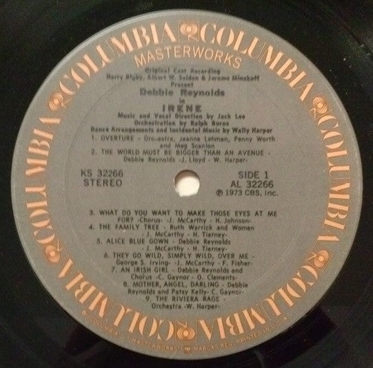 Debbie Reynolds : Irene (LP, Album, Ter)