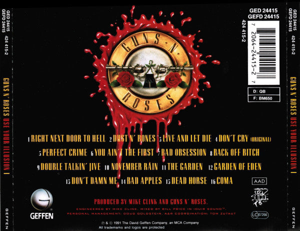 Guns N' Roses : Use Your Illusion I (CD, Album, RE, Son)