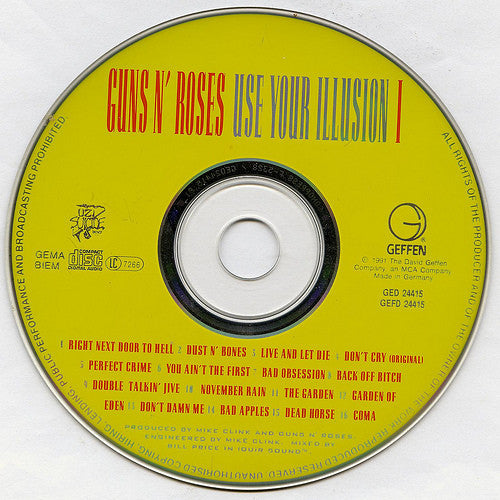 Guns N' Roses : Use Your Illusion I (CD, Album, RE, Son)